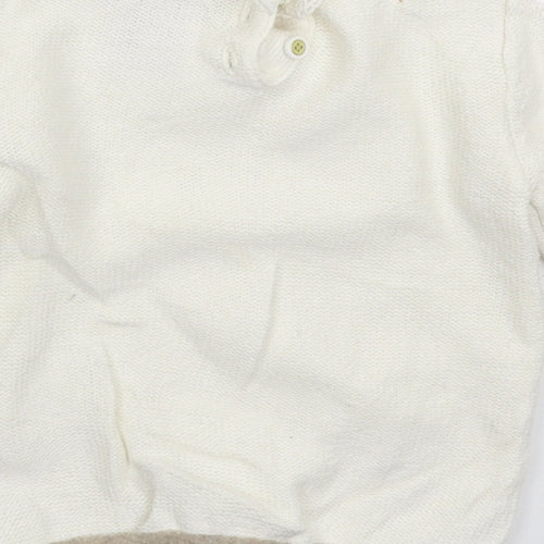 Catherine Malandrino Baby White  Knit Pullover Jumper Size 6-9 Months