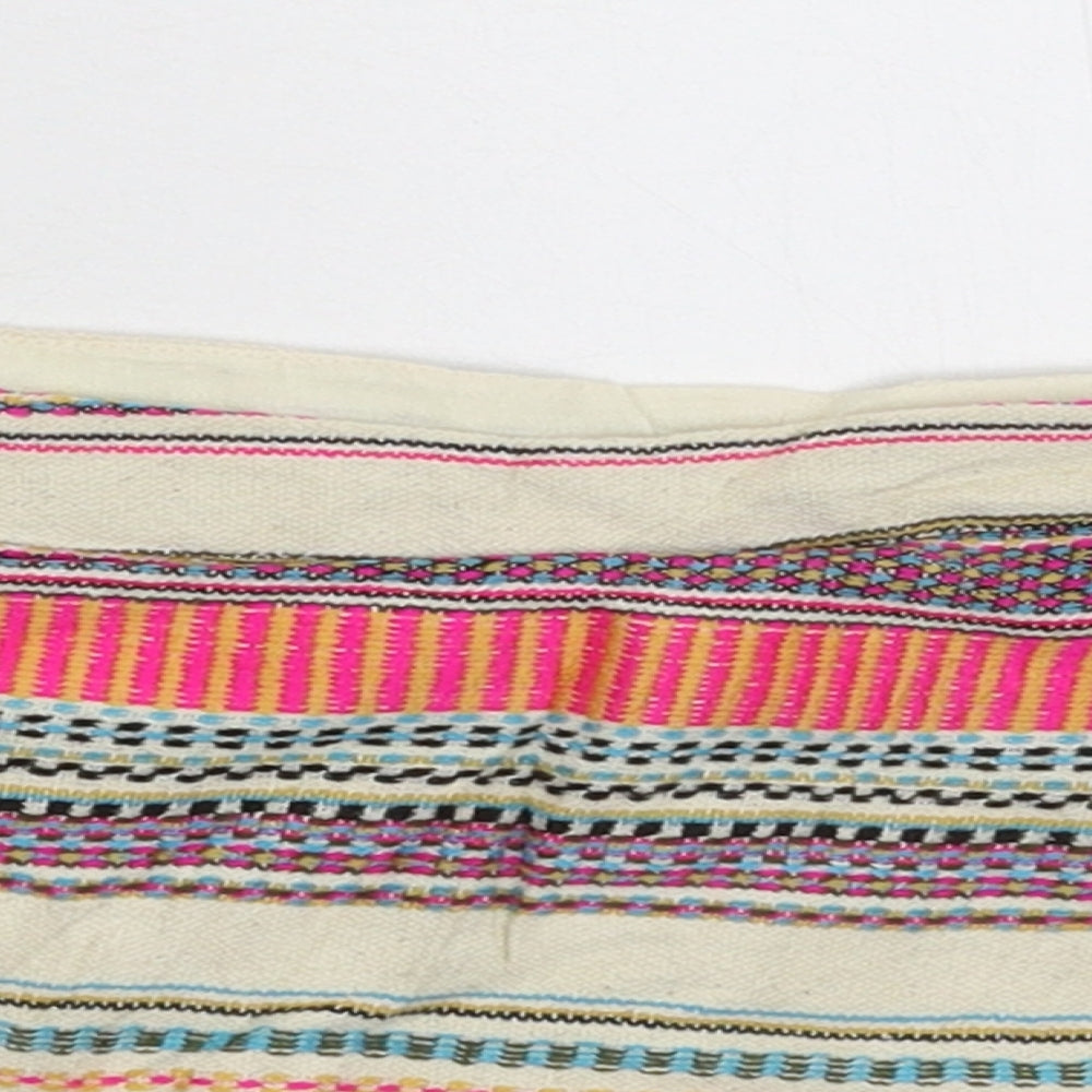 Matalan Girls Multicoloured Striped  Mini Skort Size 5-6 Years