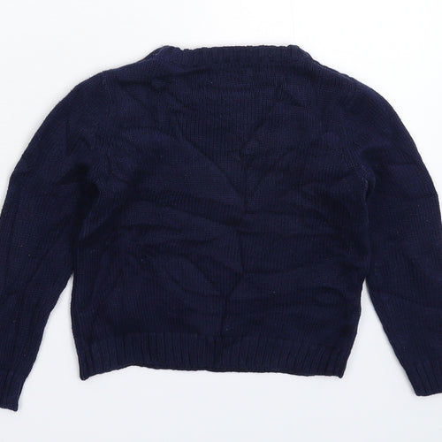 Savannah Girls Blue  Knit Pullover Jumper Size 24 Months