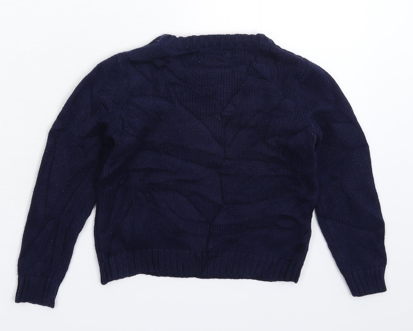 Savannah Girls Blue  Knit Pullover Jumper Size 24 Months