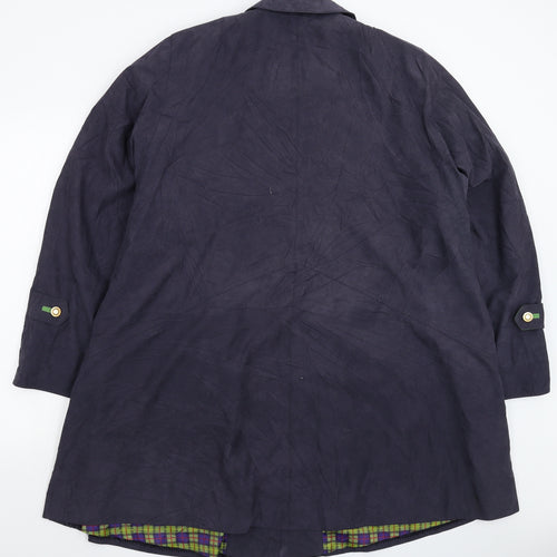 Laura Lebek Womens Grey   Overcoat Coat Size 16