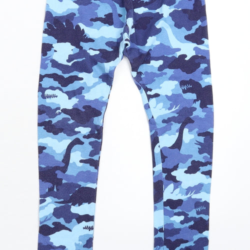 Hatley Girls Blue Camouflage  Jegging Trousers Size 7 Years - Legging