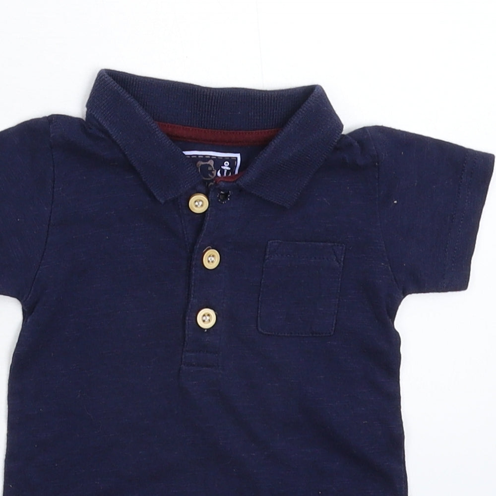 Earlydays Boys Blue   Babygrow One-Piece Size 3-6 Months
