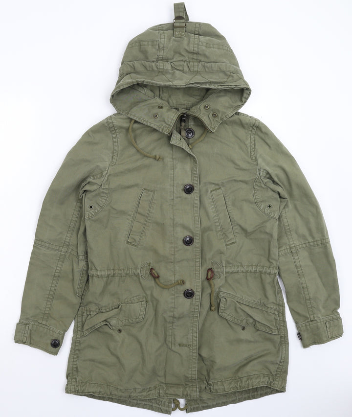 Gap Womens Green Jacket Coat Size XS