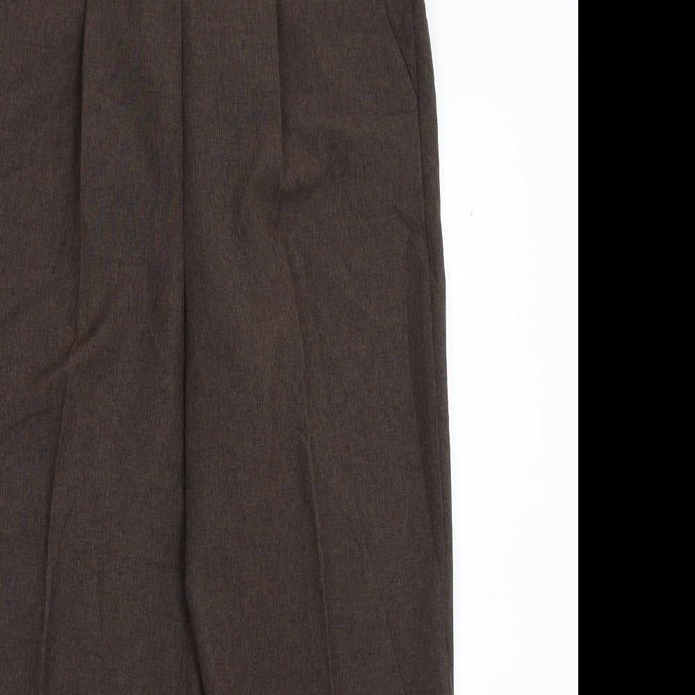 Bonmarché Womens Grey   Cropped Trousers Size 12 L24 in