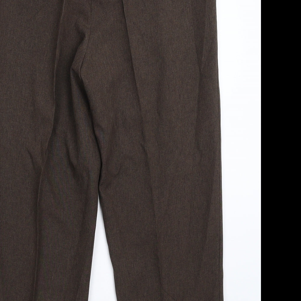 Bonmarché Womens Grey   Cropped Trousers Size 12 L24 in