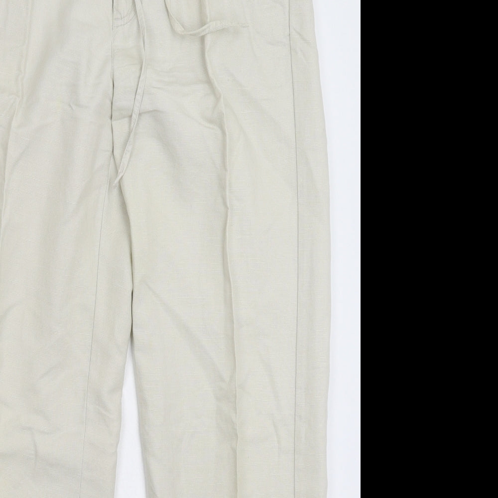 Easy Mens Beige   Trousers  Size 34 L32 in