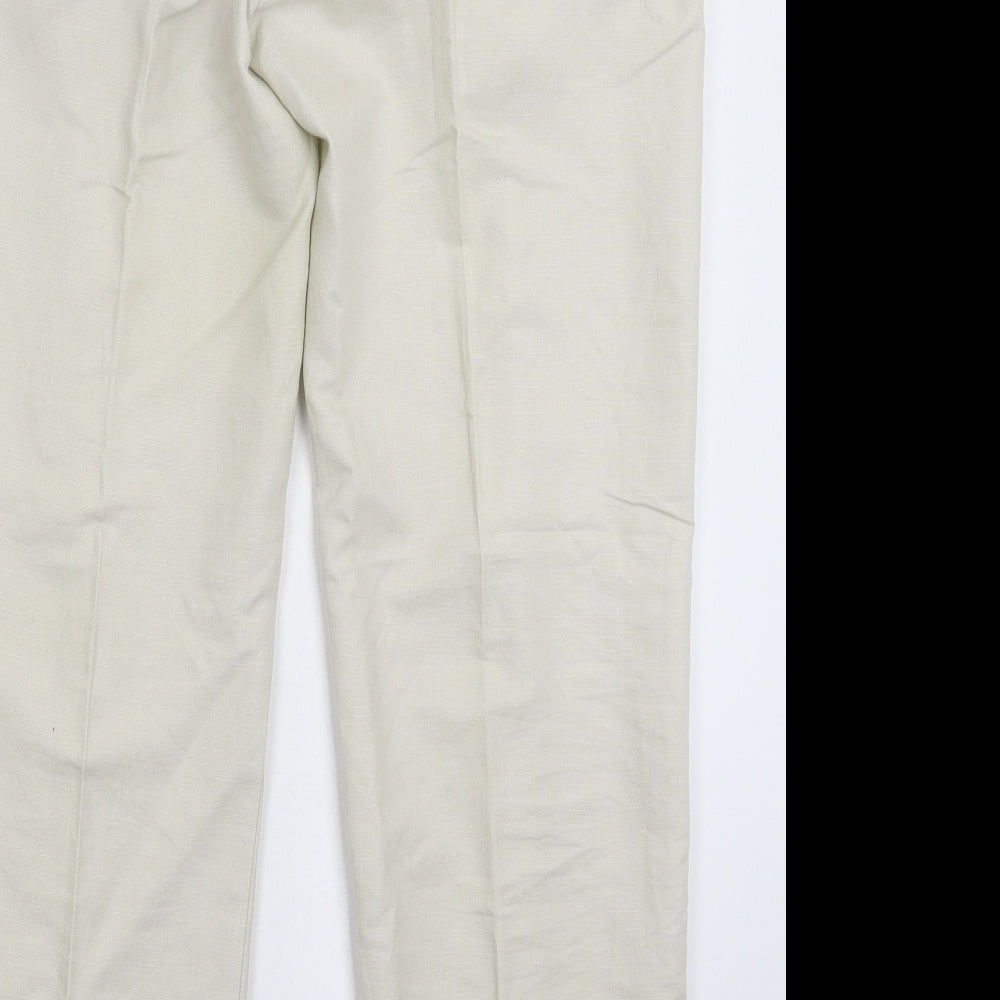 Easy Mens Beige   Trousers  Size 34 L32 in