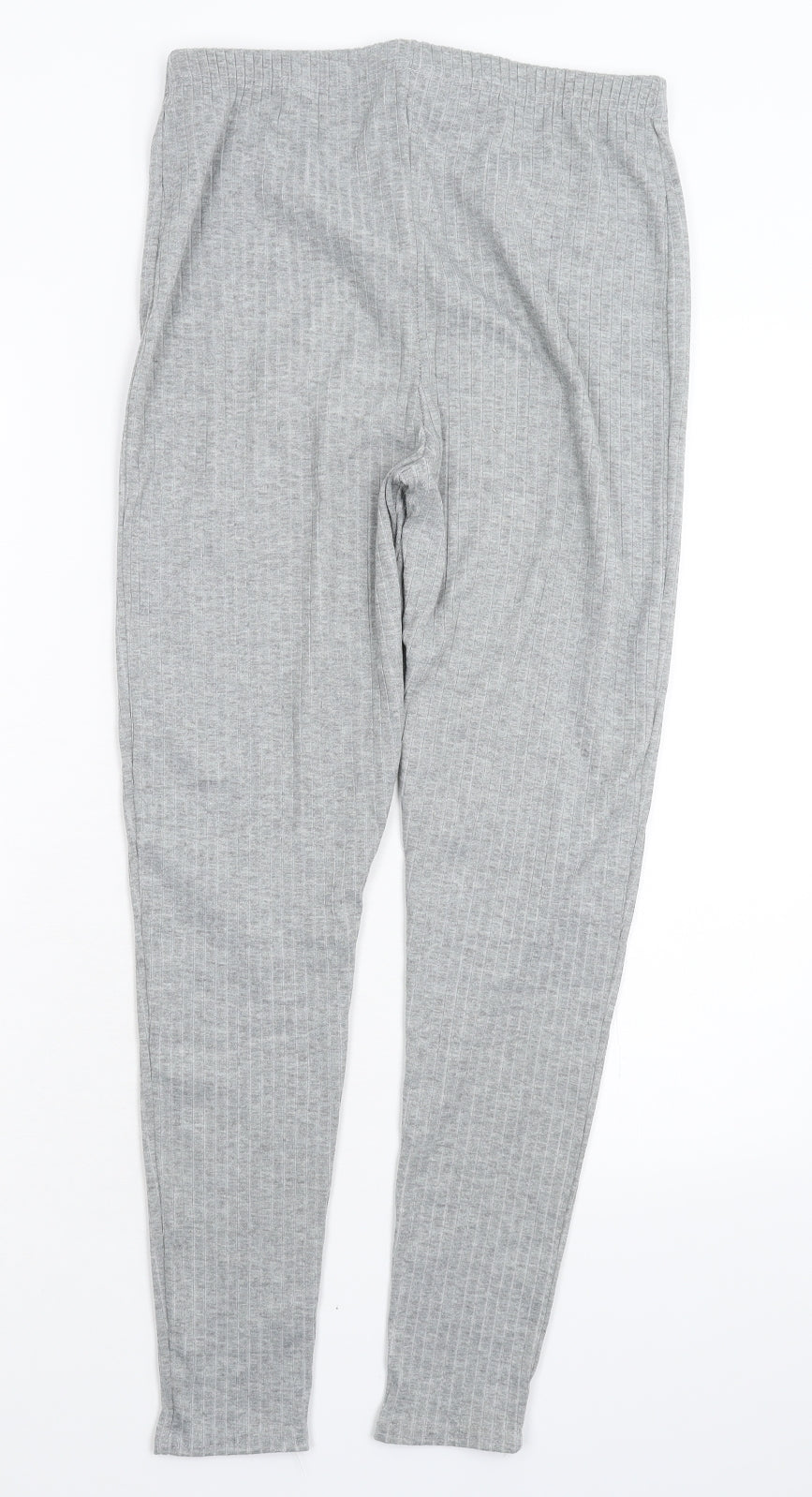 Boohoo Womens Grey   Capri Leggings Size 8 L27 in