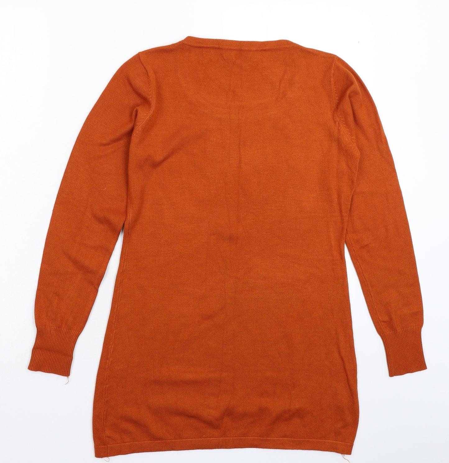 Lin Trama Womens Brown  Knit Pullover Jumper Size XL