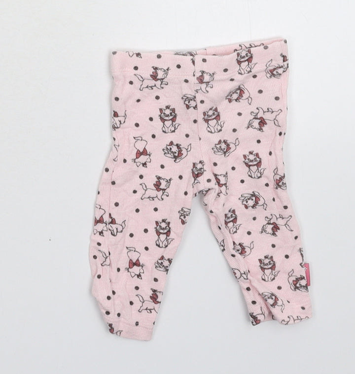 Disney Girls Pink   Capri Trousers Size 0-3 Months