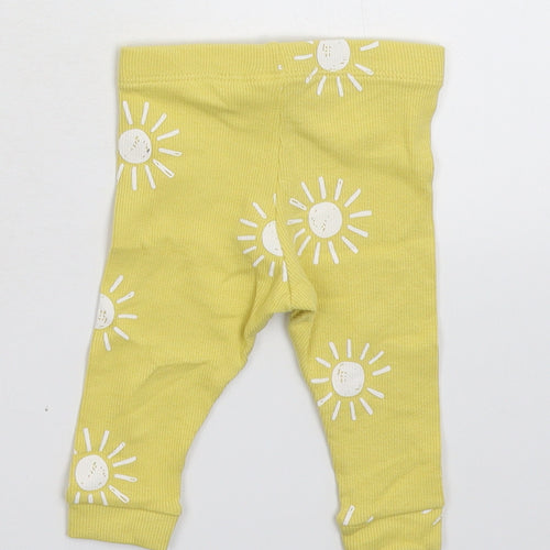 Primark Baby Yellow   Capri Trousers Size 3-6 Months