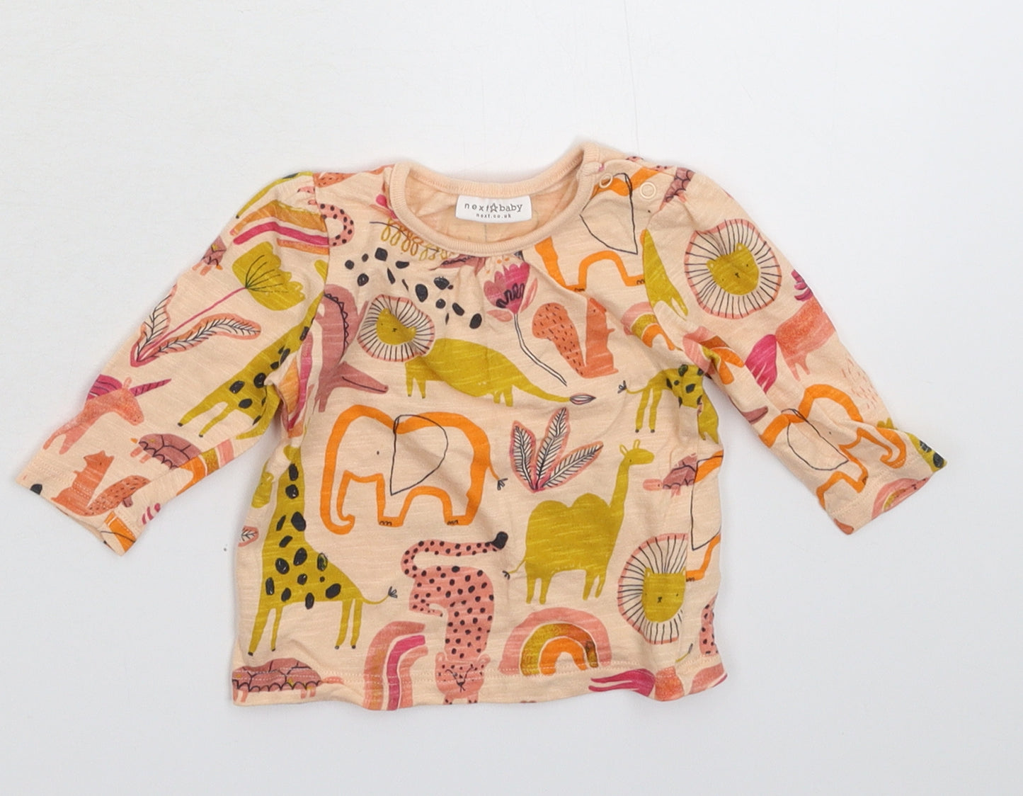 NEXT Girls Beige   Basic T-Shirt Size 0-3 Months