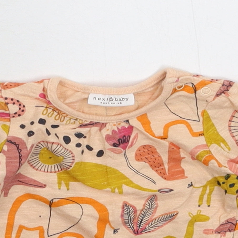 NEXT Girls Beige   Basic T-Shirt Size 0-3 Months