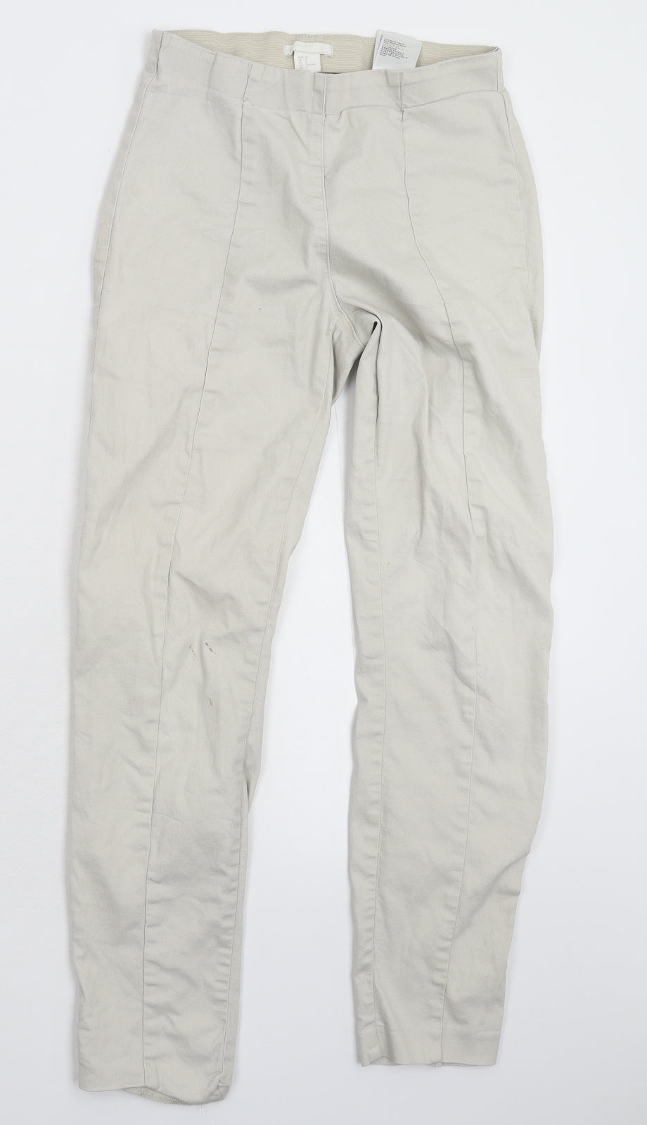 H&M Womens Grey   Jegging Leggings Size 10 L26 in