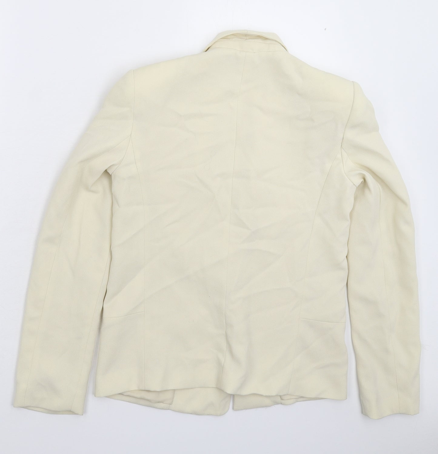 Preworn Womens Beige   Jacket Blazer Size M