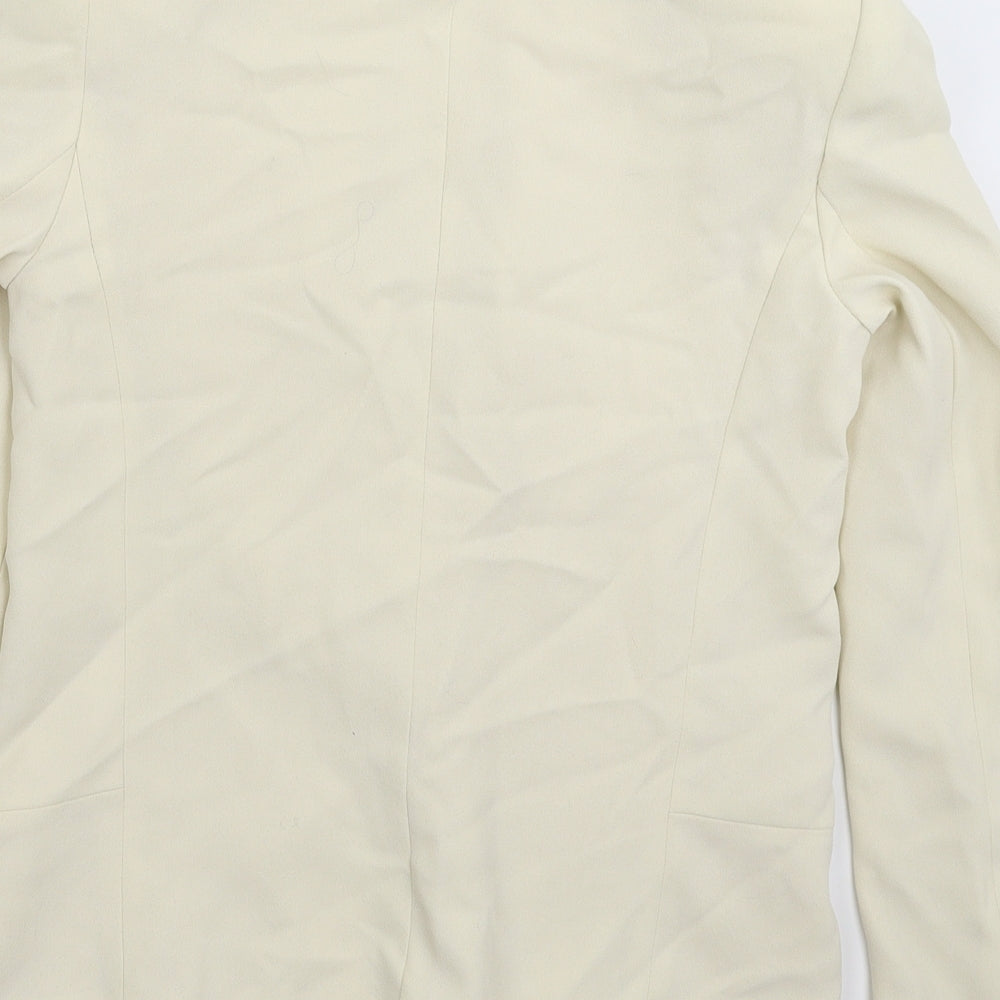 Preworn Womens Beige   Jacket Blazer Size M