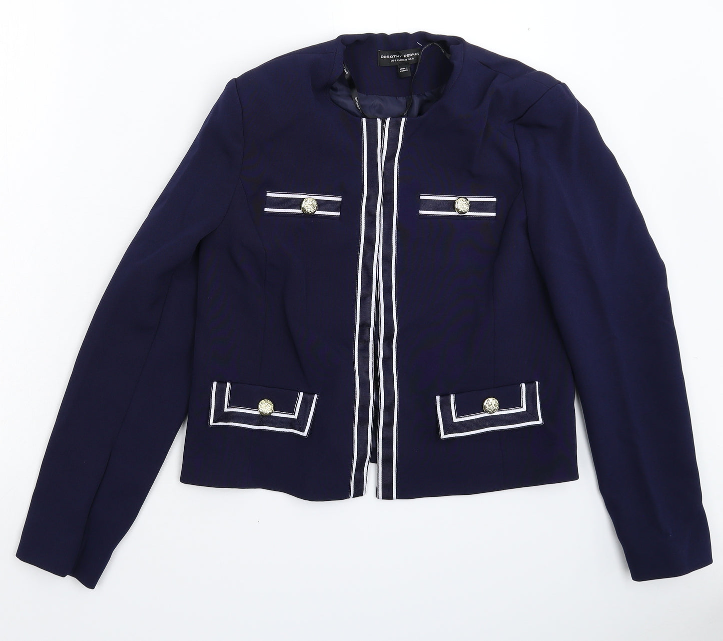 Dorothy Perkins Womens Blue   Jacket Blazer Size 12