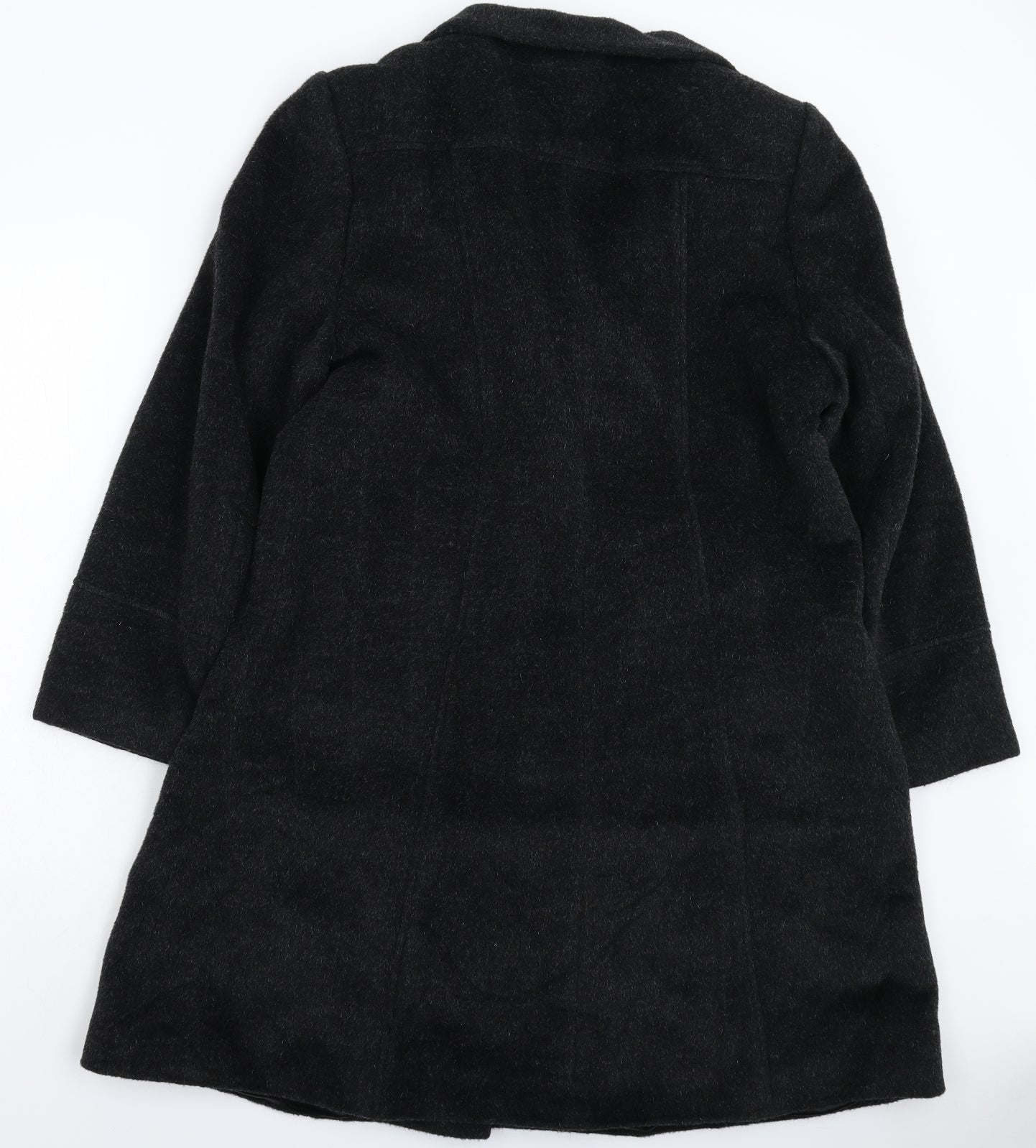 ALEX Womens Black   Overcoat Coat Size 18