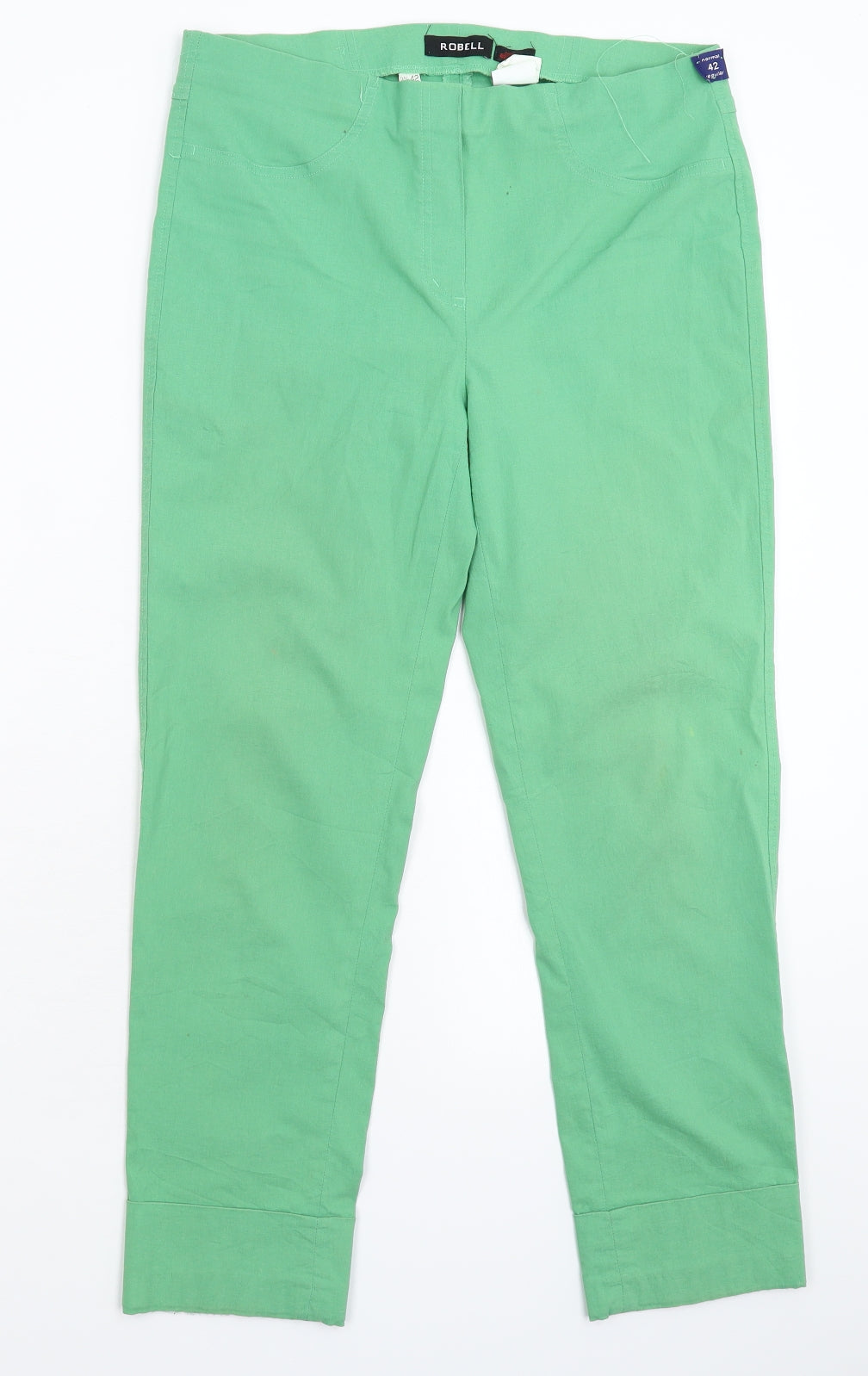Robell Womens Green   Jegging Trousers Size 16 L26 in
