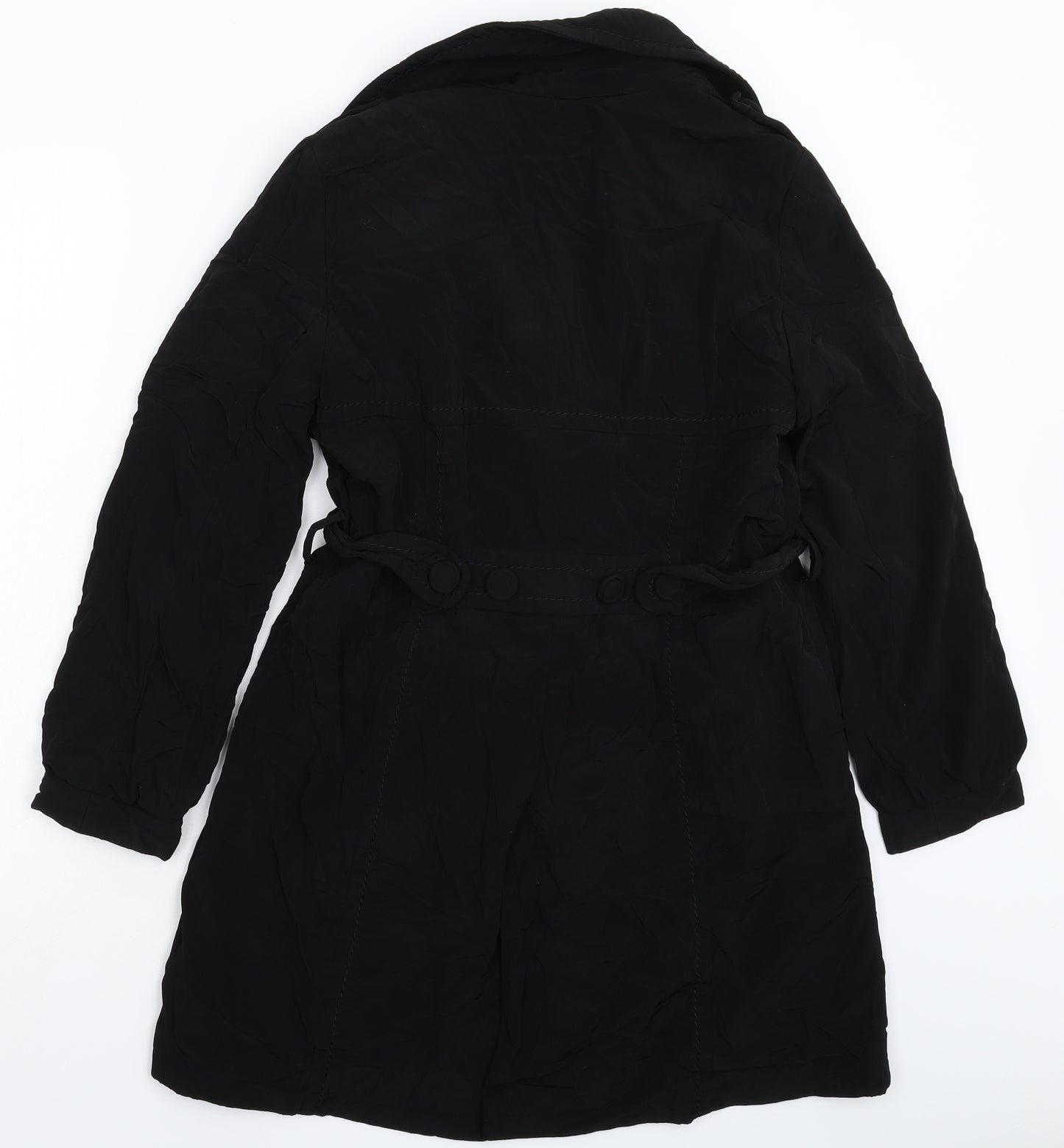 NEXT Womens Black   Pea Coat Coat Size 10