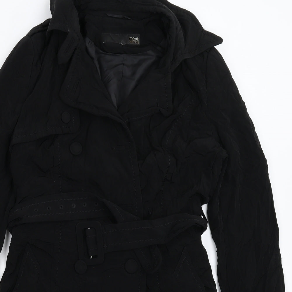 NEXT Womens Black   Pea Coat Coat Size 10