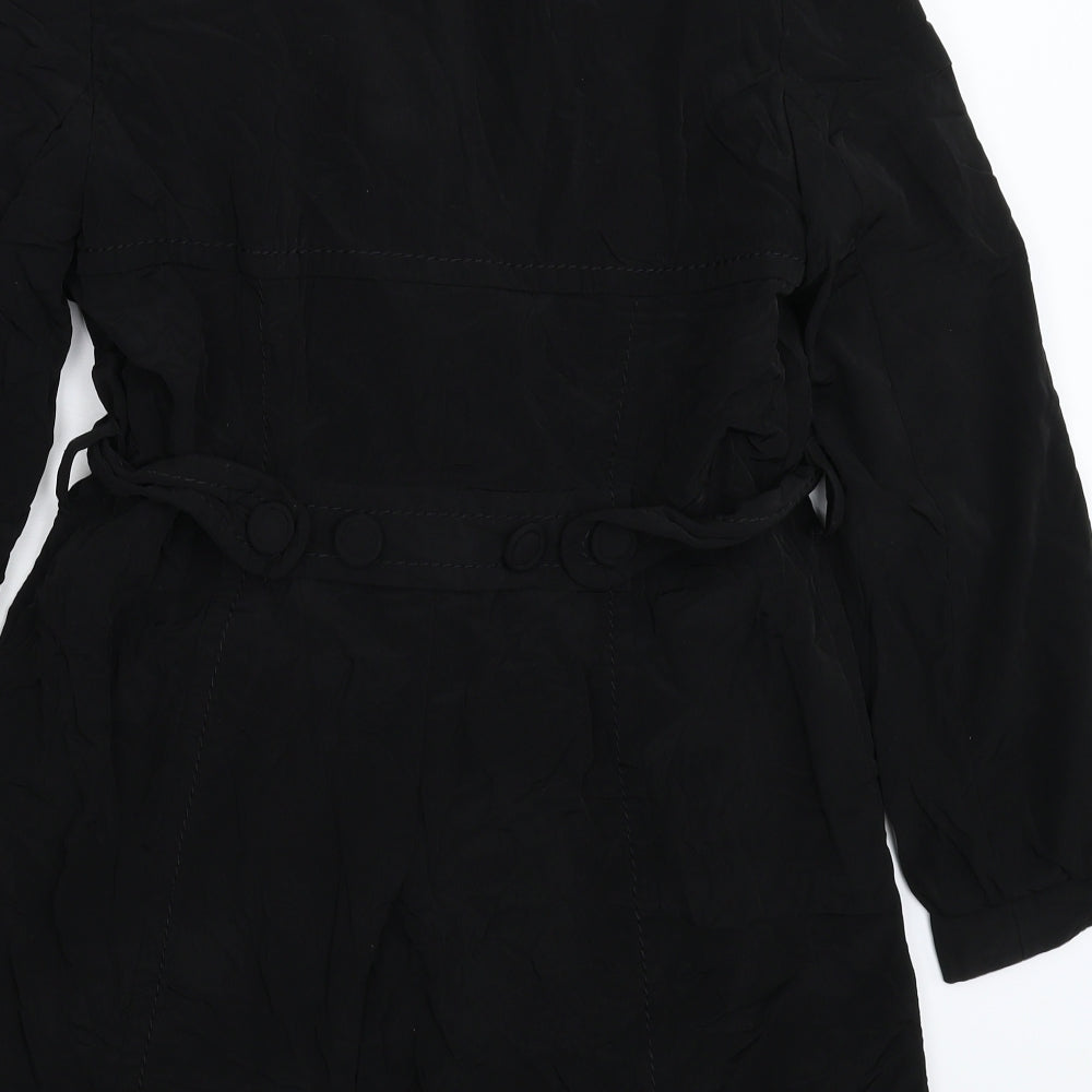 NEXT Womens Black   Pea Coat Coat Size 10