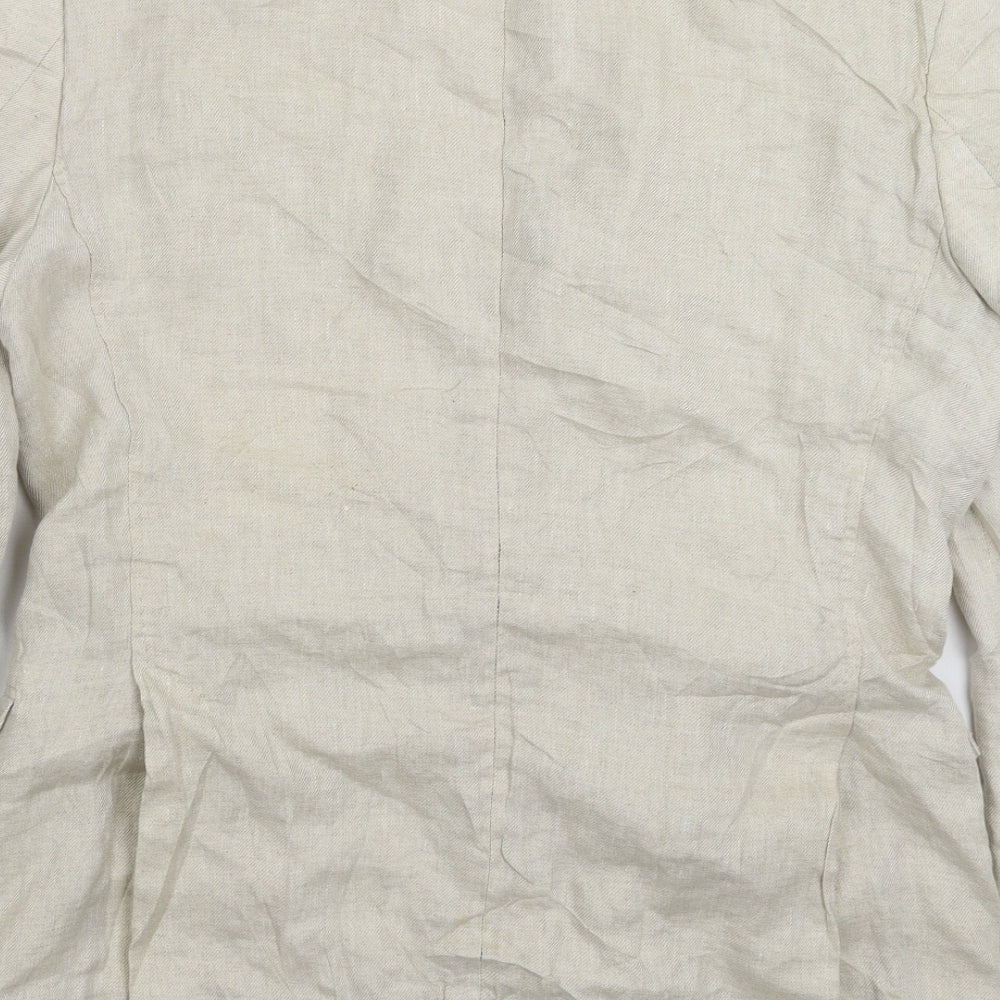 Zara Mens Beige   Jacket Blazer Size 42