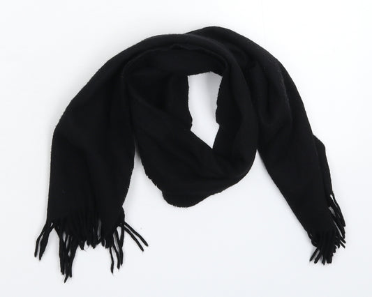 Preworn Unisex Black  Knit Scarf  One Size