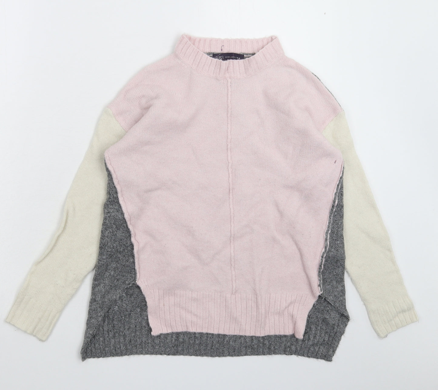 Marks and Spencer Womens Multicoloured  Knit Pullover Jumper Size S
