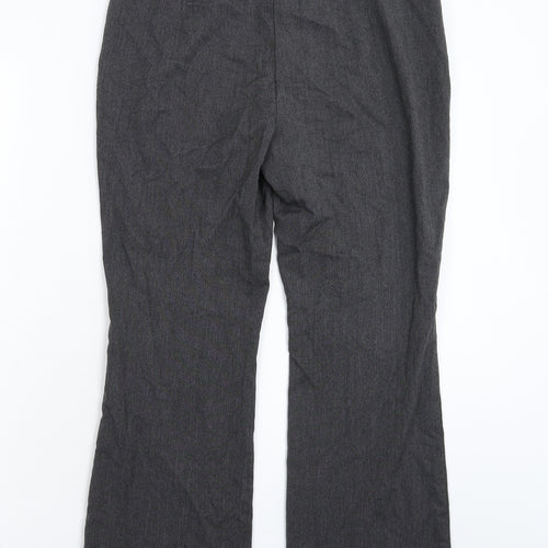 Per Una Womens Grey   Trousers  Size 12 L28 in