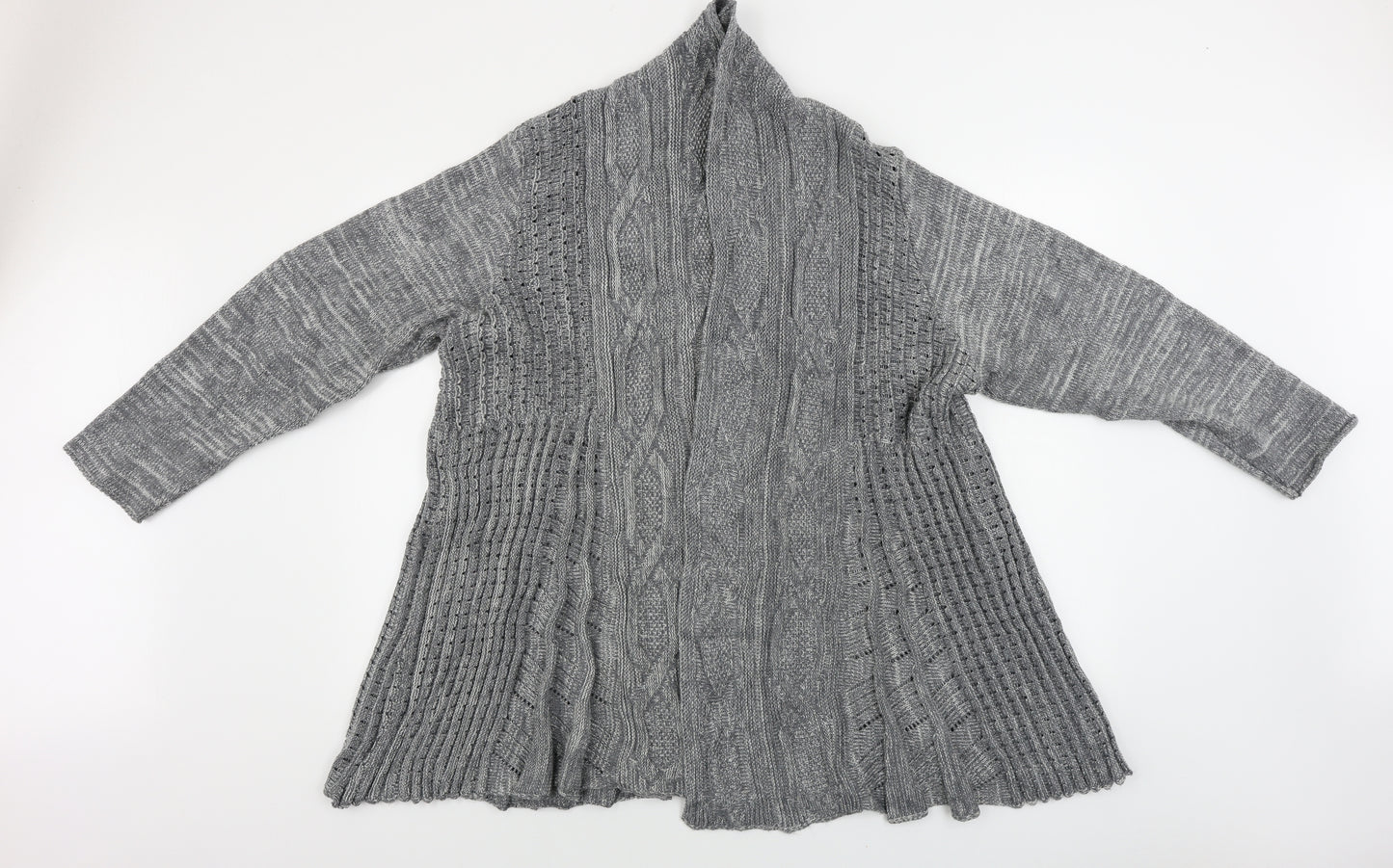 Preworn  Womens Grey   Cardigan Jumper Size XL