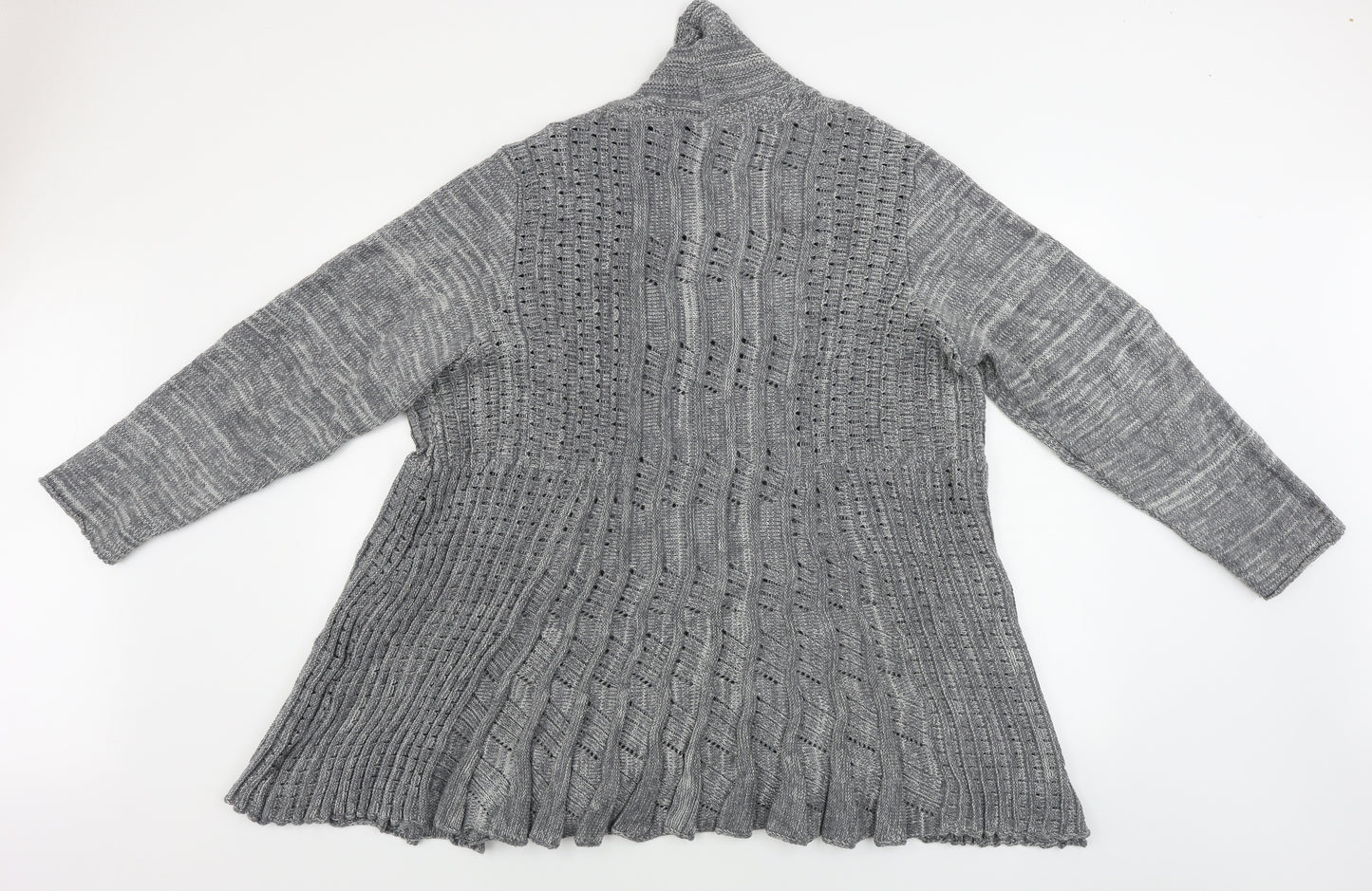 Preworn  Womens Grey   Cardigan Jumper Size XL