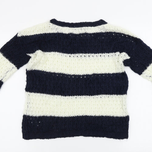 Atmosphere  Womens Beige Striped  Pullover Jumper Size 10