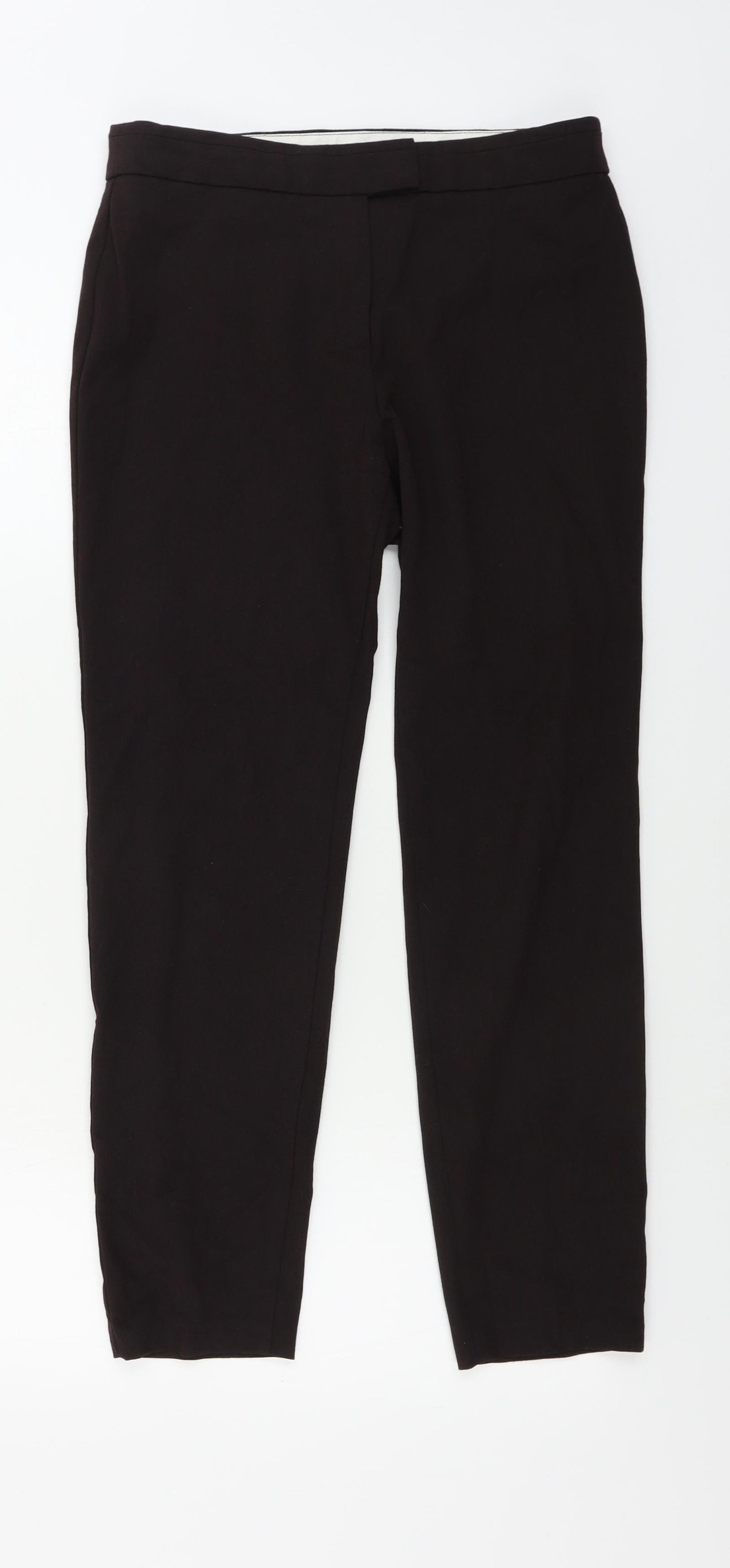 Marks and Spencer  Womens Brown   Trousers  Size 10 L25 in