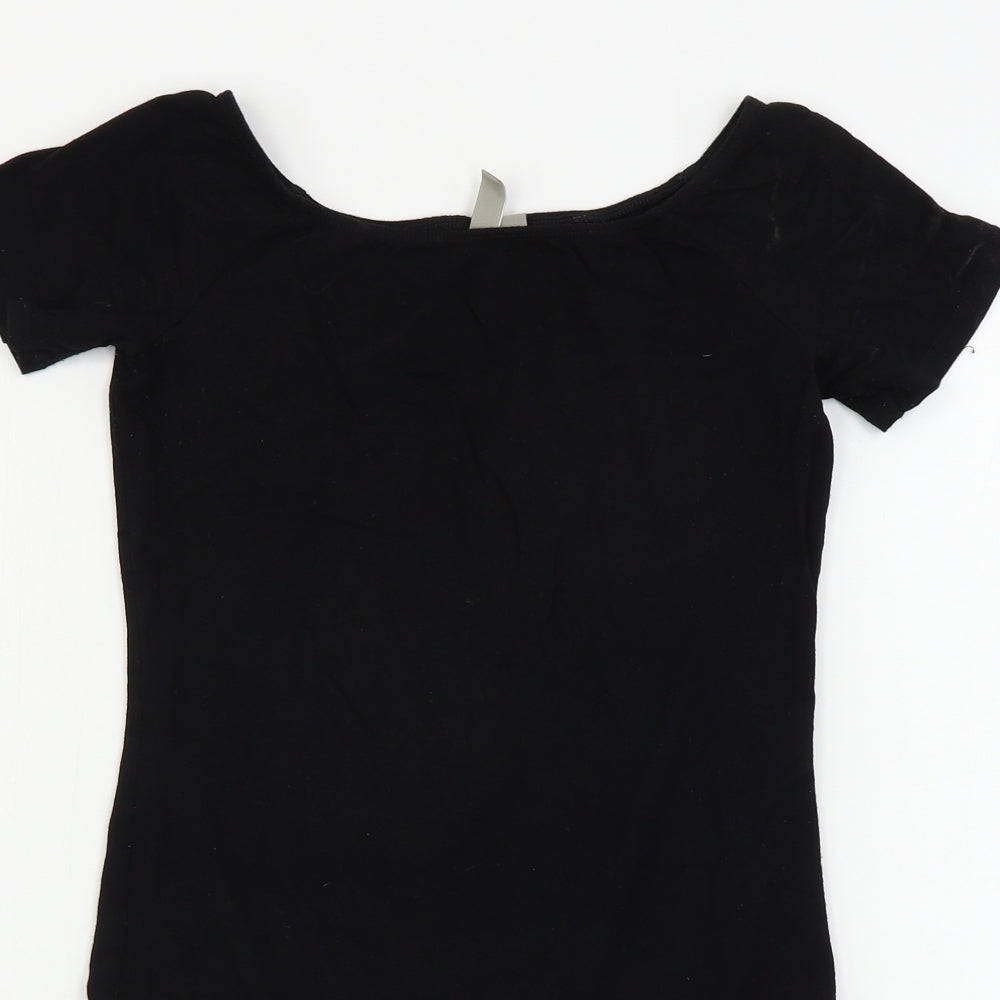 ASOS  Womens Black   Bodysuit One-Piece Size 12