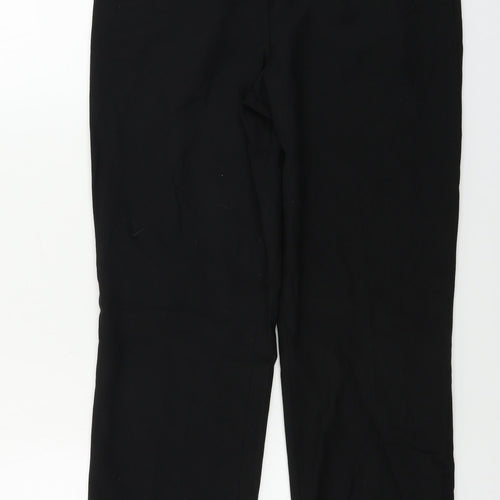 LUCIA Womens Black   Trousers  Size 12 L26 in