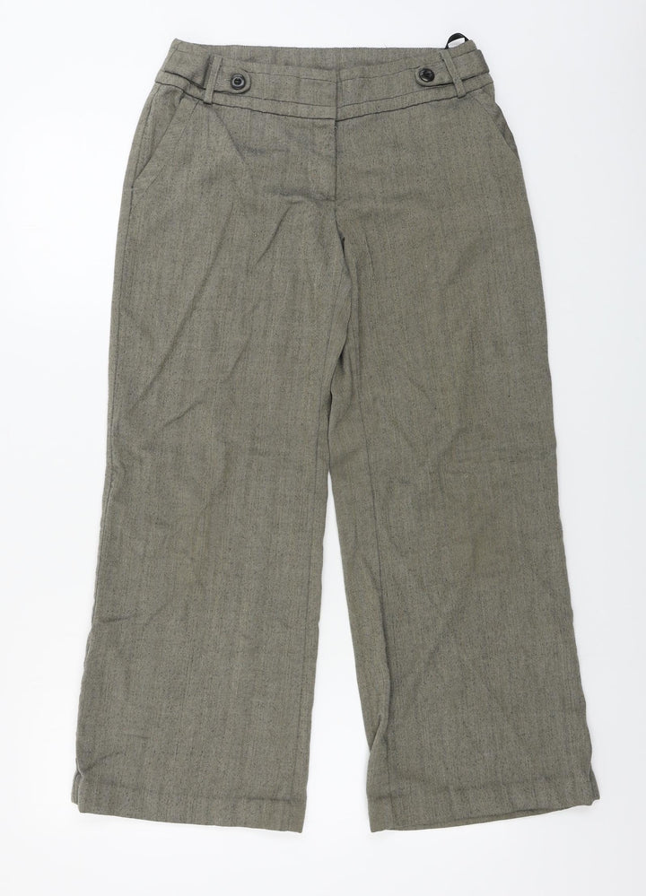 F&F Womens Beige Trousers Size 8 L26 in