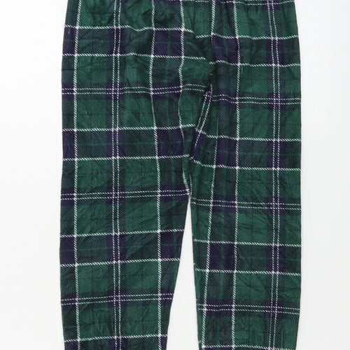Primark  Boys Green Check  Sweatpants Trousers Size 7-8 Years