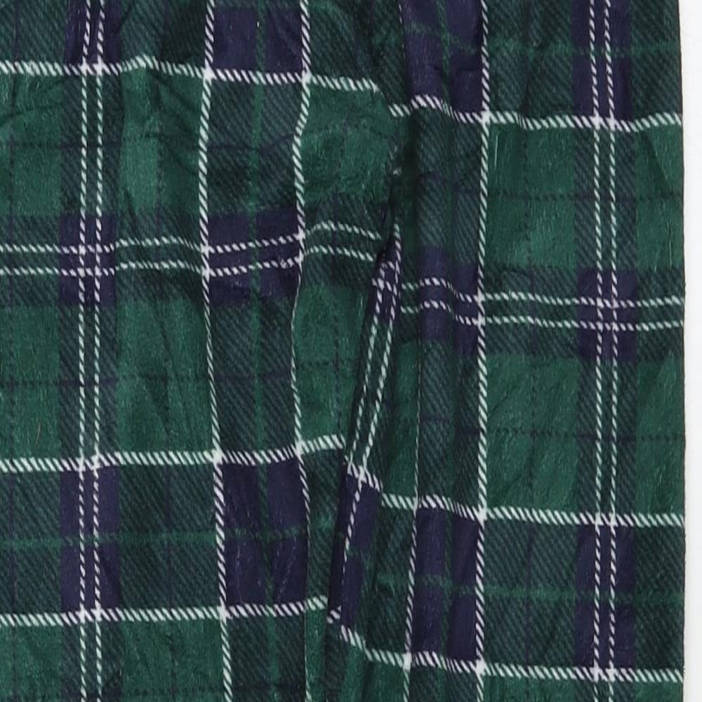 Primark  Boys Green Check  Sweatpants Trousers Size 7-8 Years