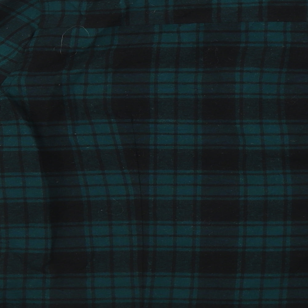 Primark  Womens Green Check  Basic Button-Up Size 10
