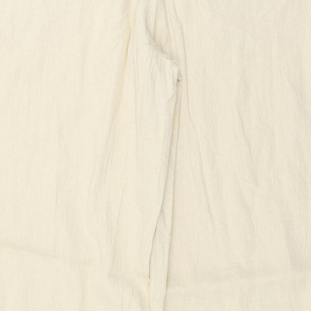 Marks and Spencer  Womens Beige   Trousers  Size 18 L28 in