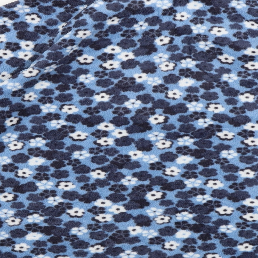 Hawkshead  Womens Blue Floral  Henley Jumper Size 12