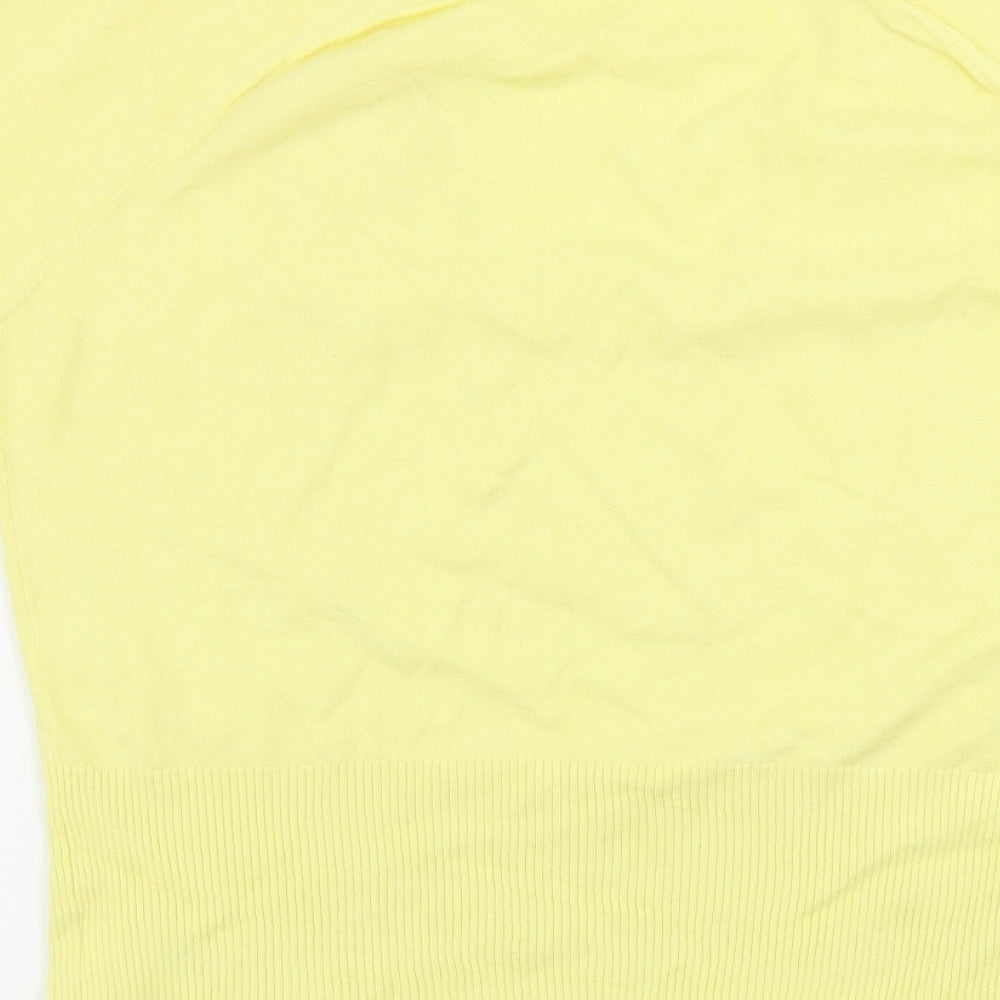 NEXT  Womens Yellow Herringbone  Pullover Jumper Size 18