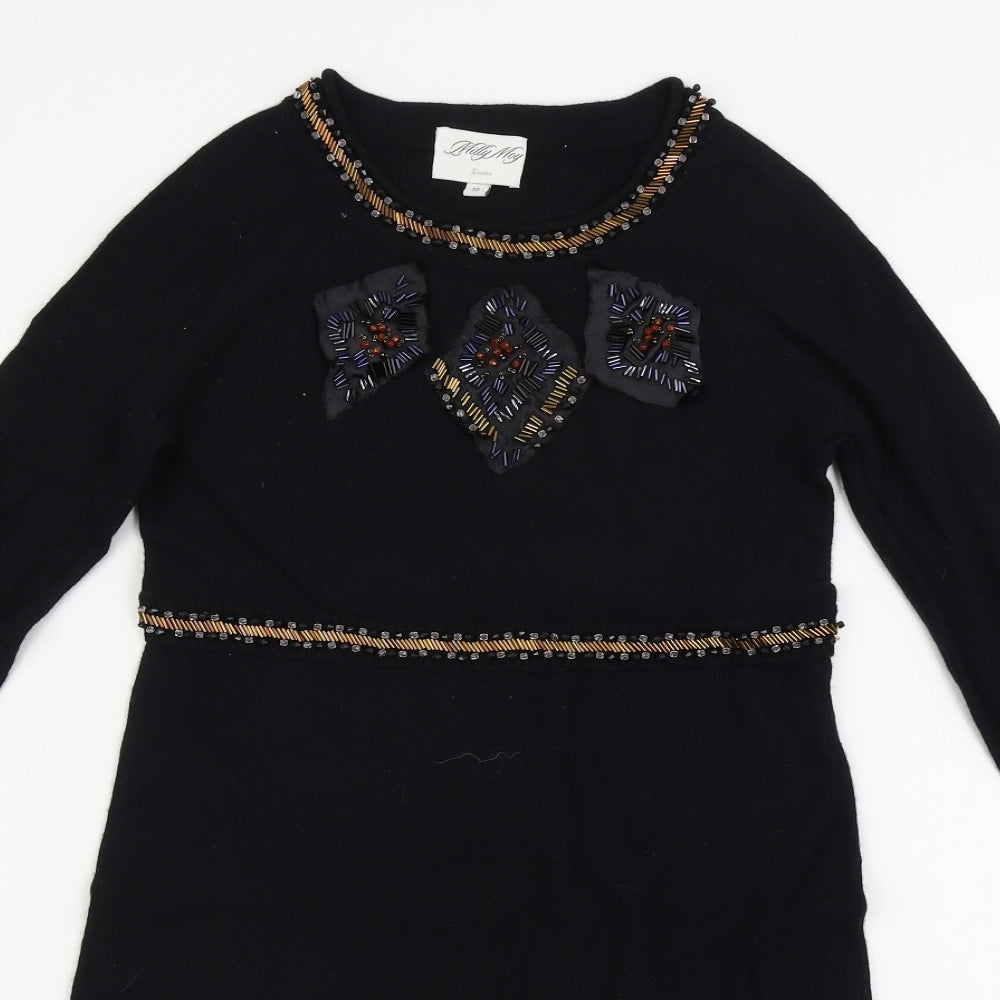 milly moy Womens Black   A-Line  Size 10