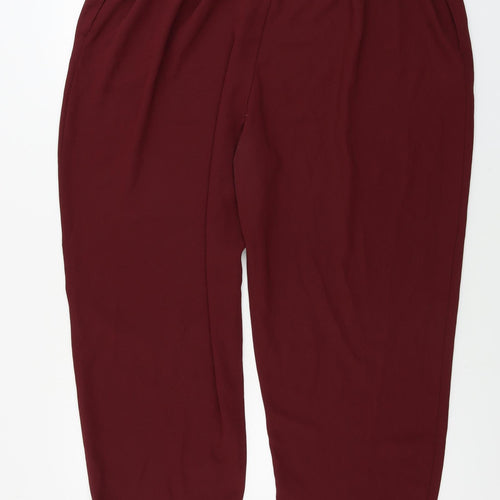 Target Womens Red   Trousers  Size 38 in L25 in