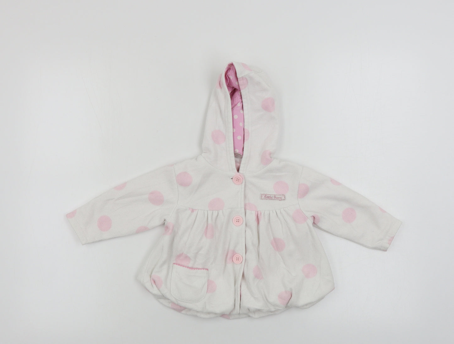 NEXT  Girls White Polka Dot  Pullover Jumper Size 18-24 Months