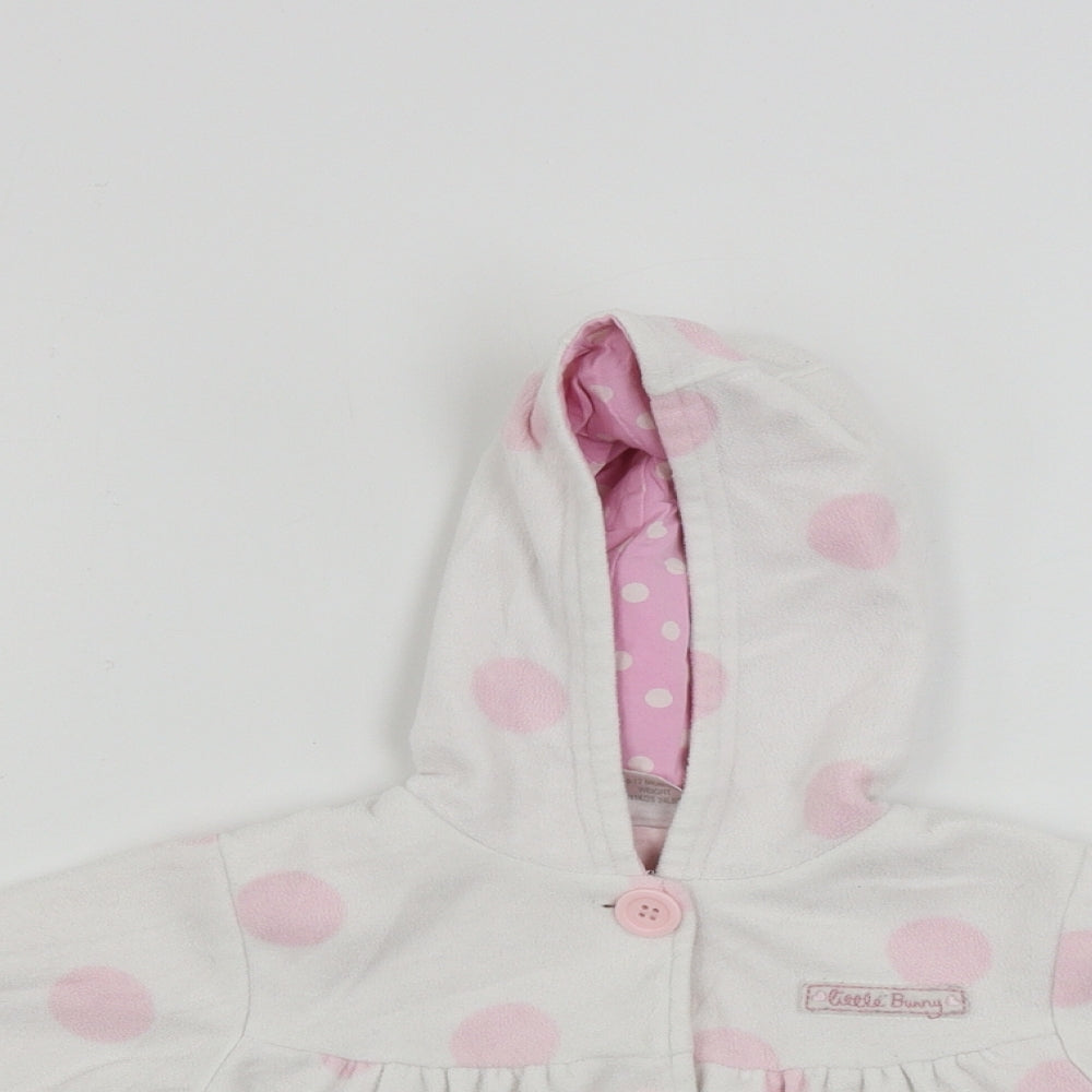NEXT  Girls White Polka Dot  Pullover Jumper Size 18-24 Months