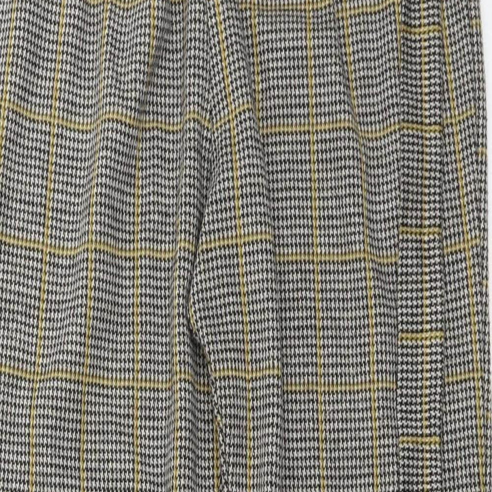 Primark  Girls Grey Check   Trousers Size 10-11 Years