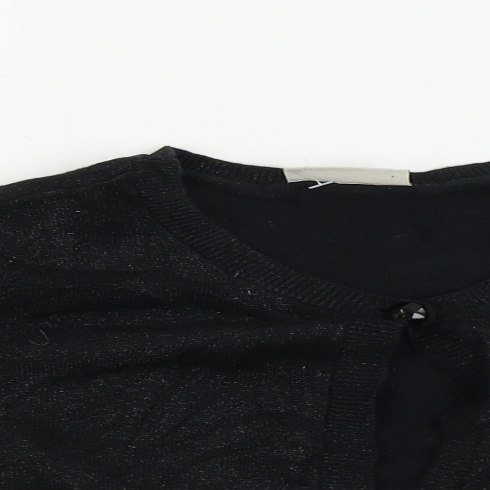 NEXT  Girls Black   Cardigan Jumper Size 9-10 Years